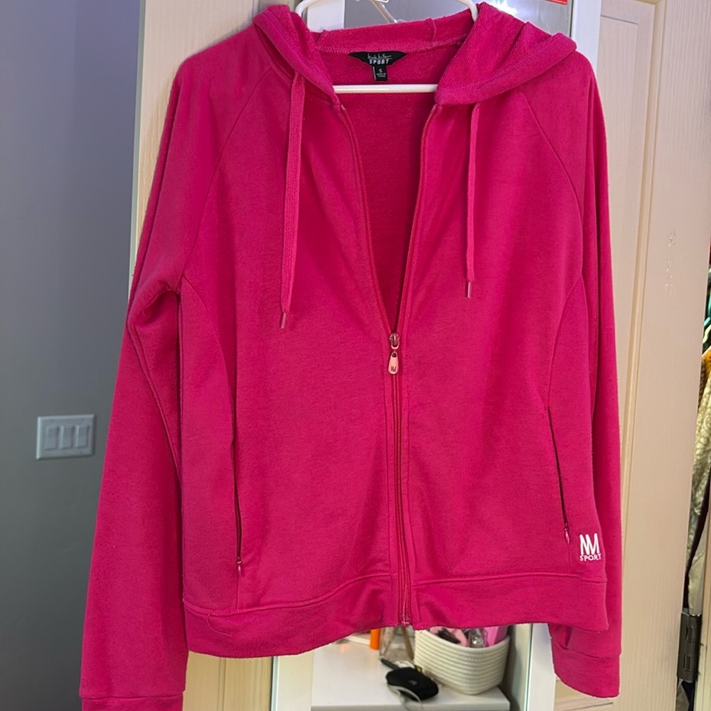 Nicole Miller Pink Sport Sweater. Size Small.